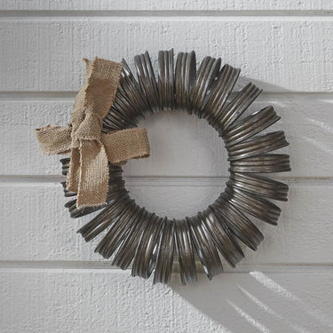 Mason Jar Lid Wreath - Park Designs - The Fox Decor